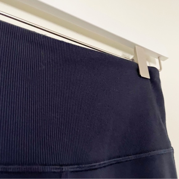 Athleta Studio Flare Yoga Pants Navy Blue Size XS - Picture 6 of 9